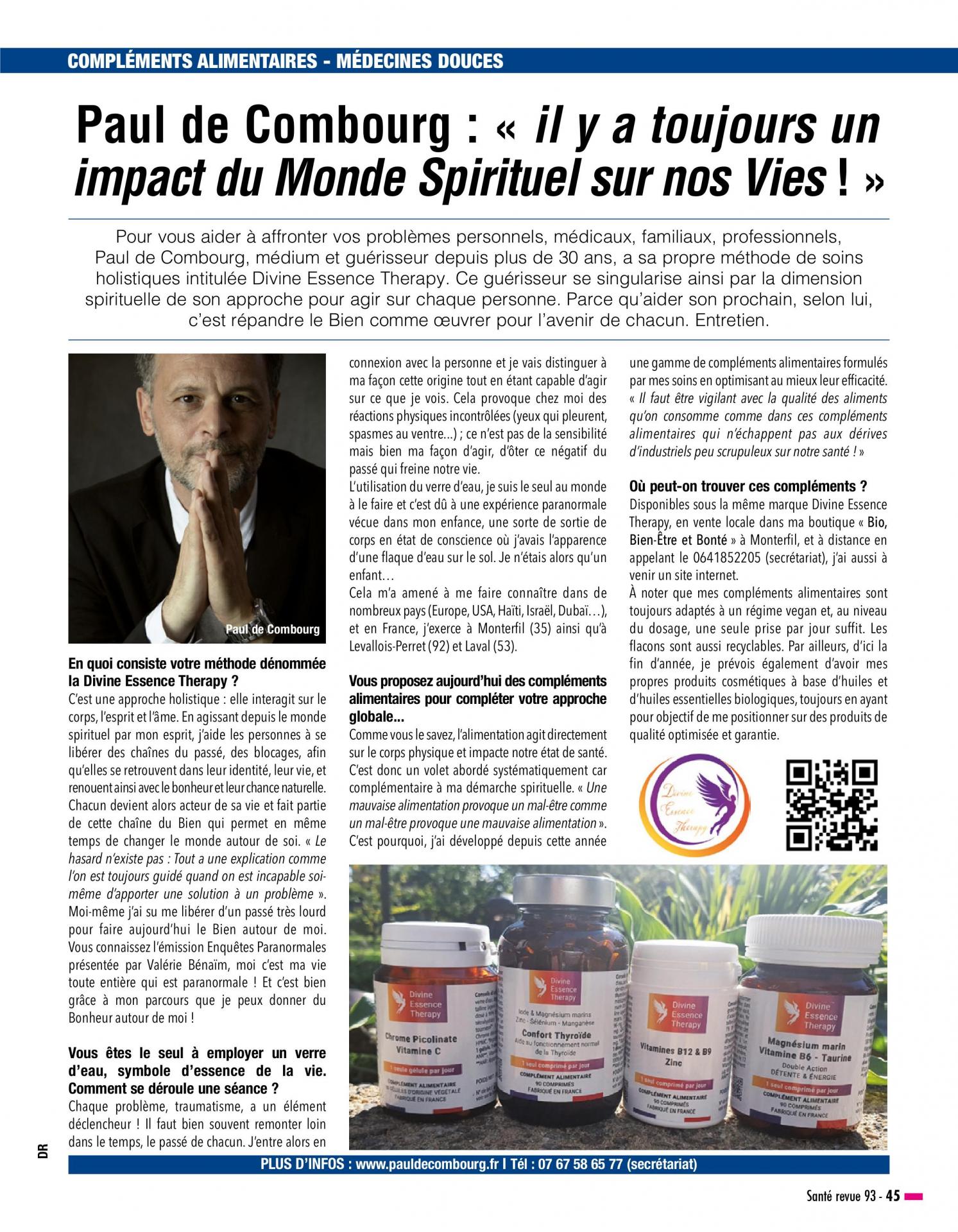 ARTICLE SANTE REVUE DECEMBRE 2021